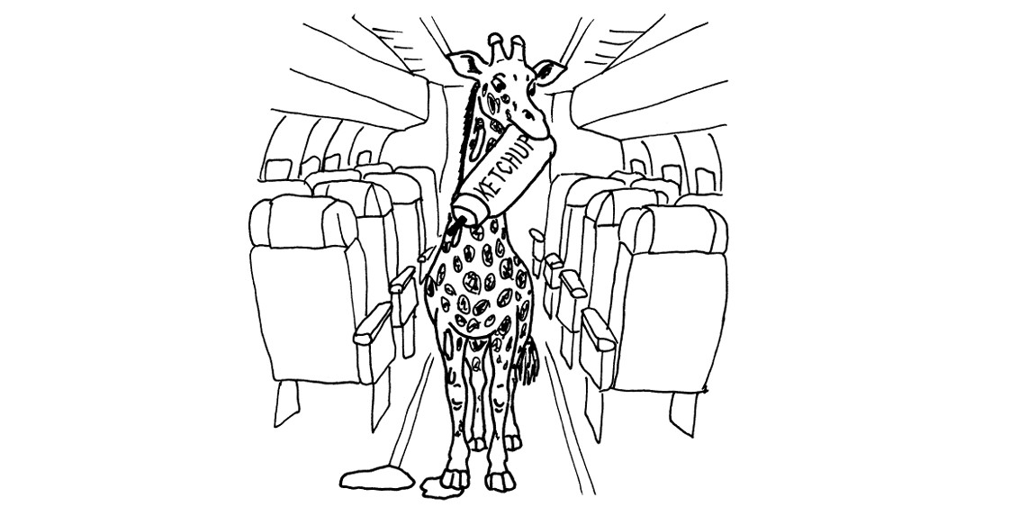 giraffe ketchup