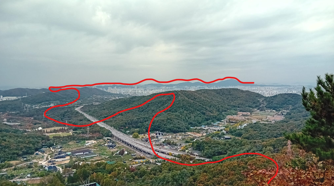 Roughly the first half of the course, as seen from Soraesan