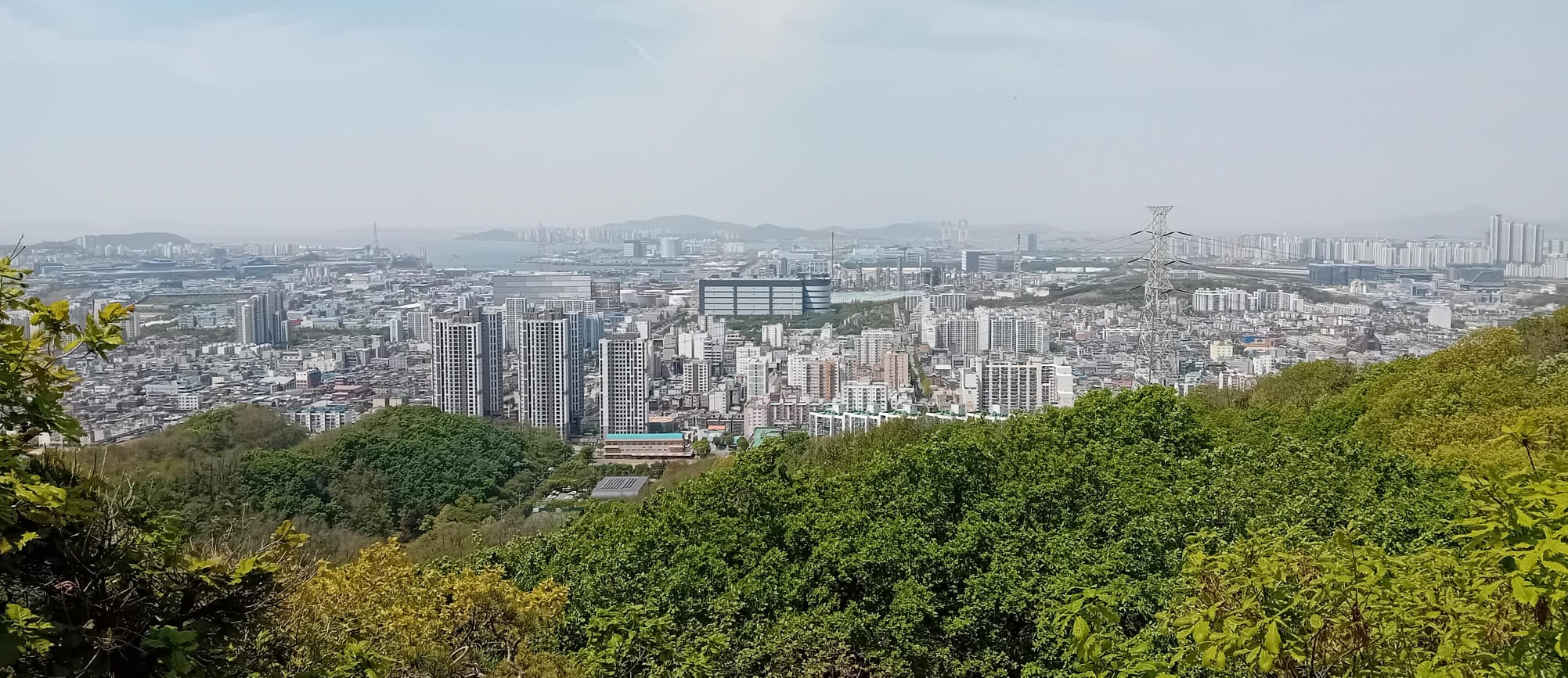 wonjeoksan view of incheon